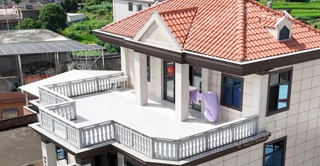 实拍案例 | 葡萄牙米黄与咖色搭配，新中式风格更显大气！